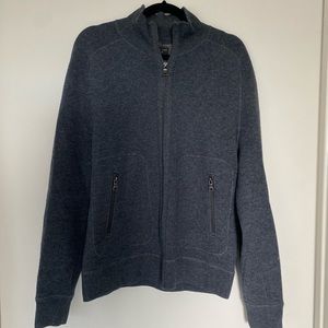 Bloomingdale’s Mens Store Wool Zip Up Sweater
